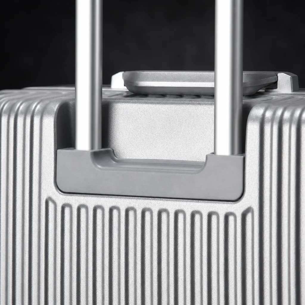 Macro of the telescopic handle base