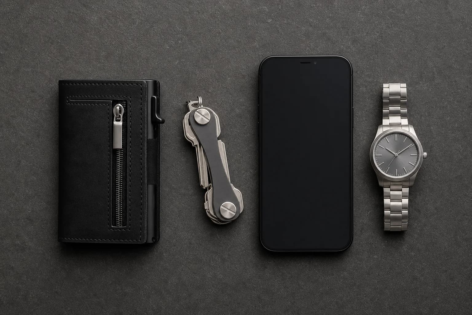 Everyday carry: VELT, Key Organizer, phone and watch